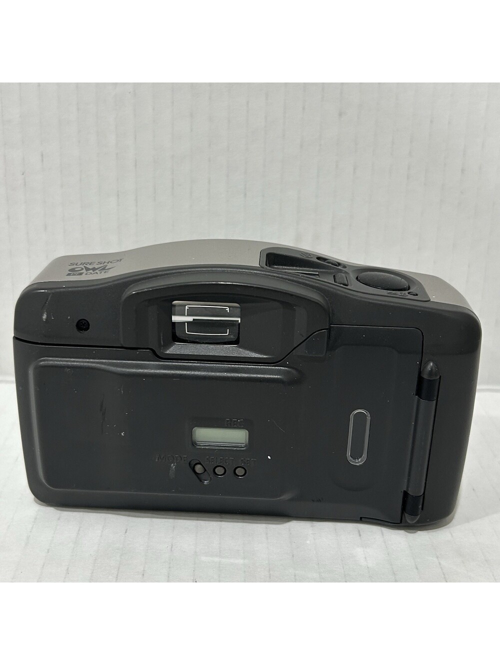 Canon Sure Shot Owl PF Date 35mm Film Camera Silver Untested AS-IS - Picture 5 of 13